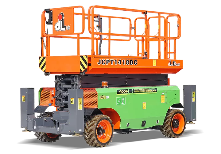 Ножничный подъемник Внедорожный 2WD и 2WS Dingli JCPT1418DC