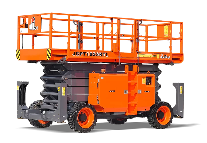 Ножничный подъемник Внедорожный дизельный 4WD и 2WS Dingli JCPT1823RTL