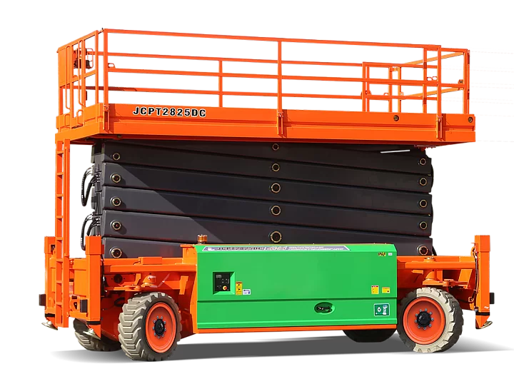 Ножничный подъемник  Внедорожный электрический 4WD и 4WS Dingli JCPT2825DC